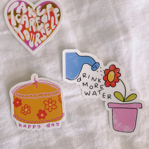 “TAKE CARE OF YOURSELF” STICKER PACK