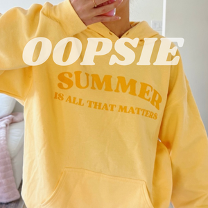 OOPSIE- YELLOW SUMMER HOODIE