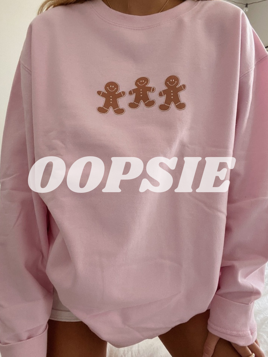 OOPSIE- PINK GINGERBREAD CREW