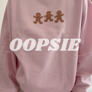 OOPSIE- PINK GINGERBREAD CREW