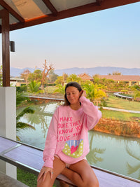 PINK LOVE THEM CREW