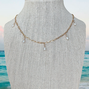 PEARL DANGLE NECKLACE