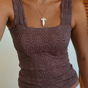 LACE TEXTURED TANKS