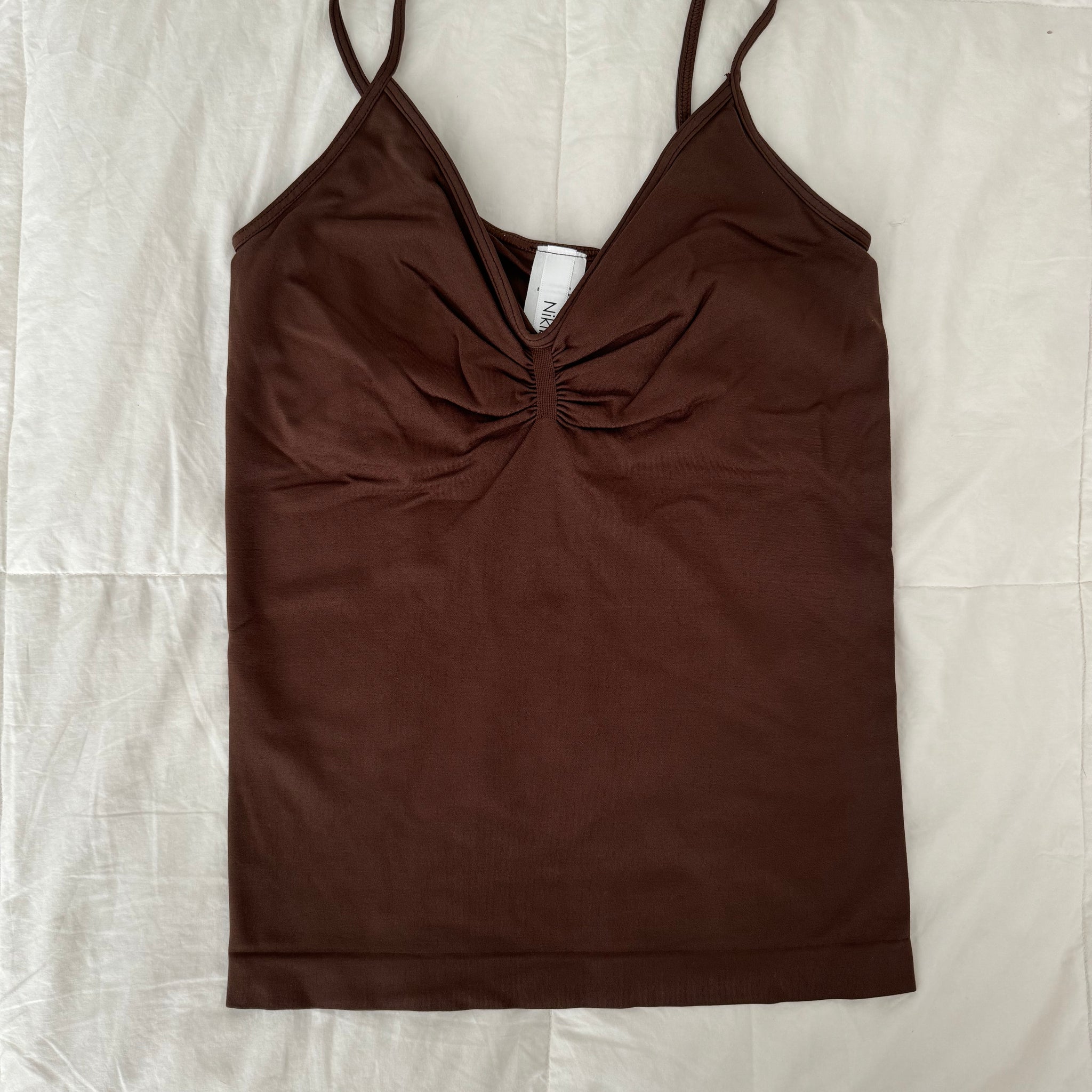 RUCHED TANK