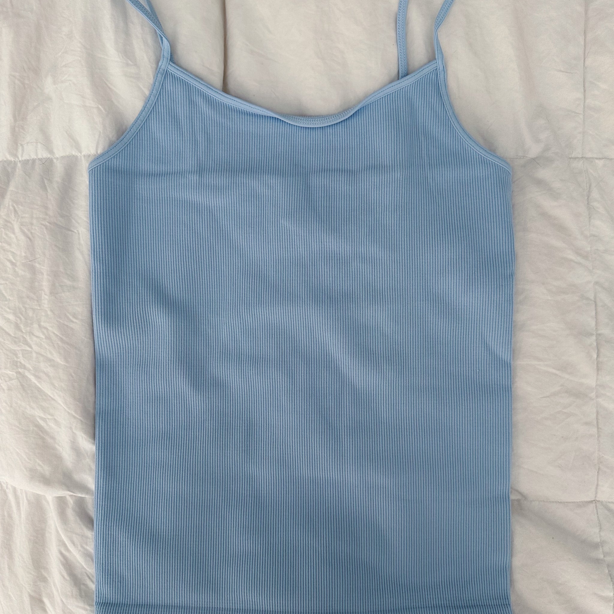 RIBBED CAMISOLE LONG TANK