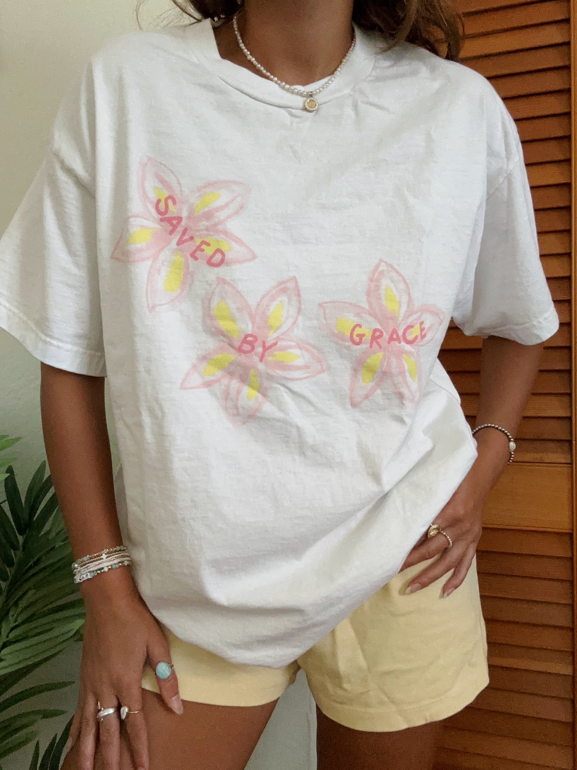 SAVED BY GRACE TEE – Olive Lynn