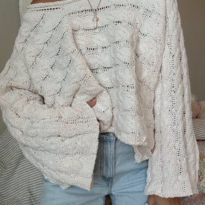 CREAM WINTER DREAMS SWEATER