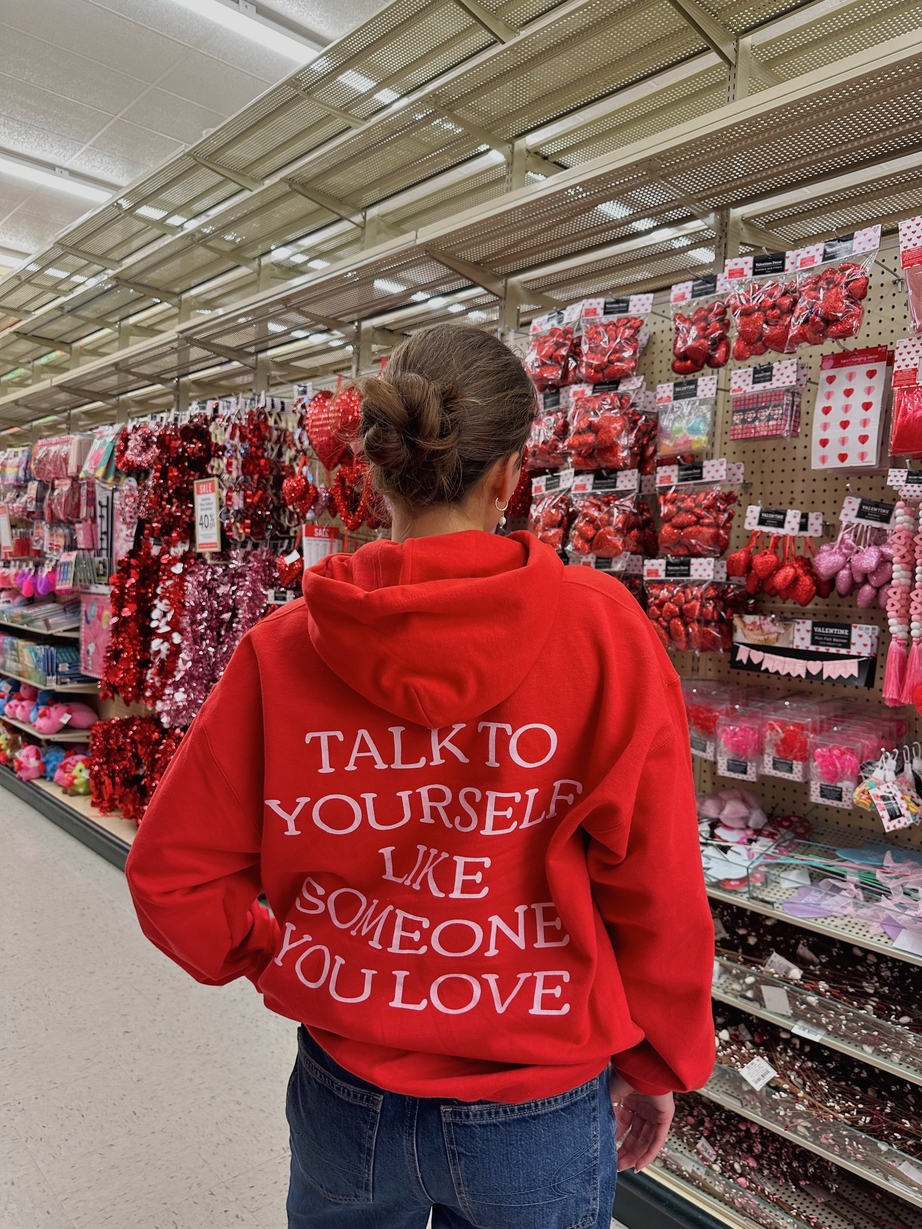 RED HEART HOODIE – Olive Lynn