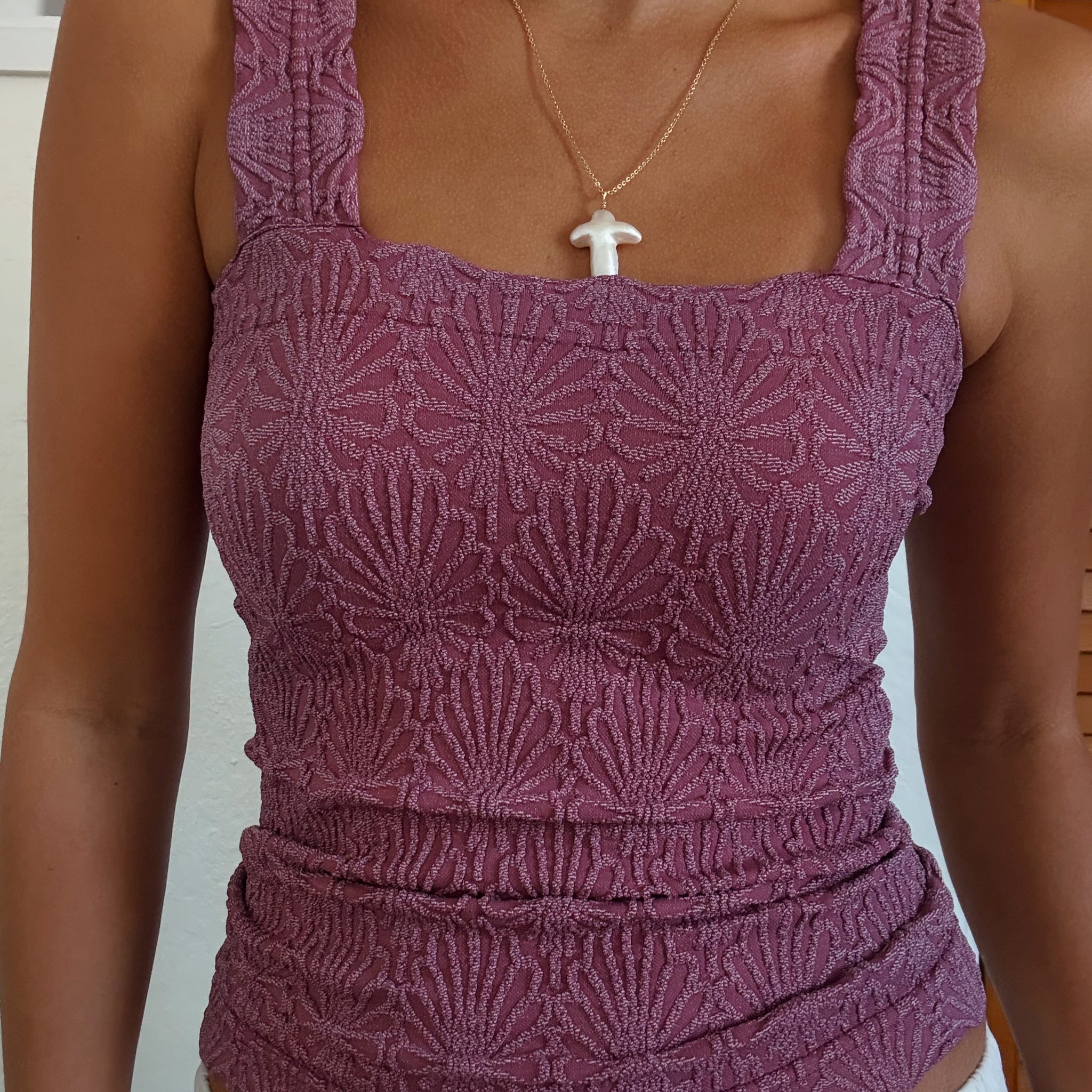 LACE TEXTURED TANKS
