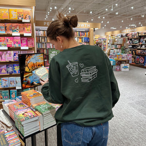 BOOKS & COFFEE SWEATSHIRT