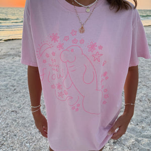 GO WITH THE FLOW TEE