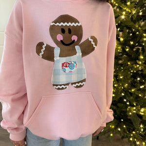 GINGERBREAD MAN PATCHWORK HOODIE