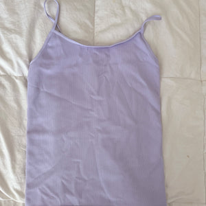 RIBBED CAMISOLE LONG TANK