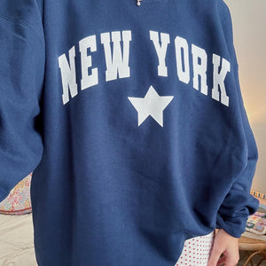 NEW YORK STAR CREWNECK