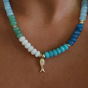 FISH BEADED NECKLACE