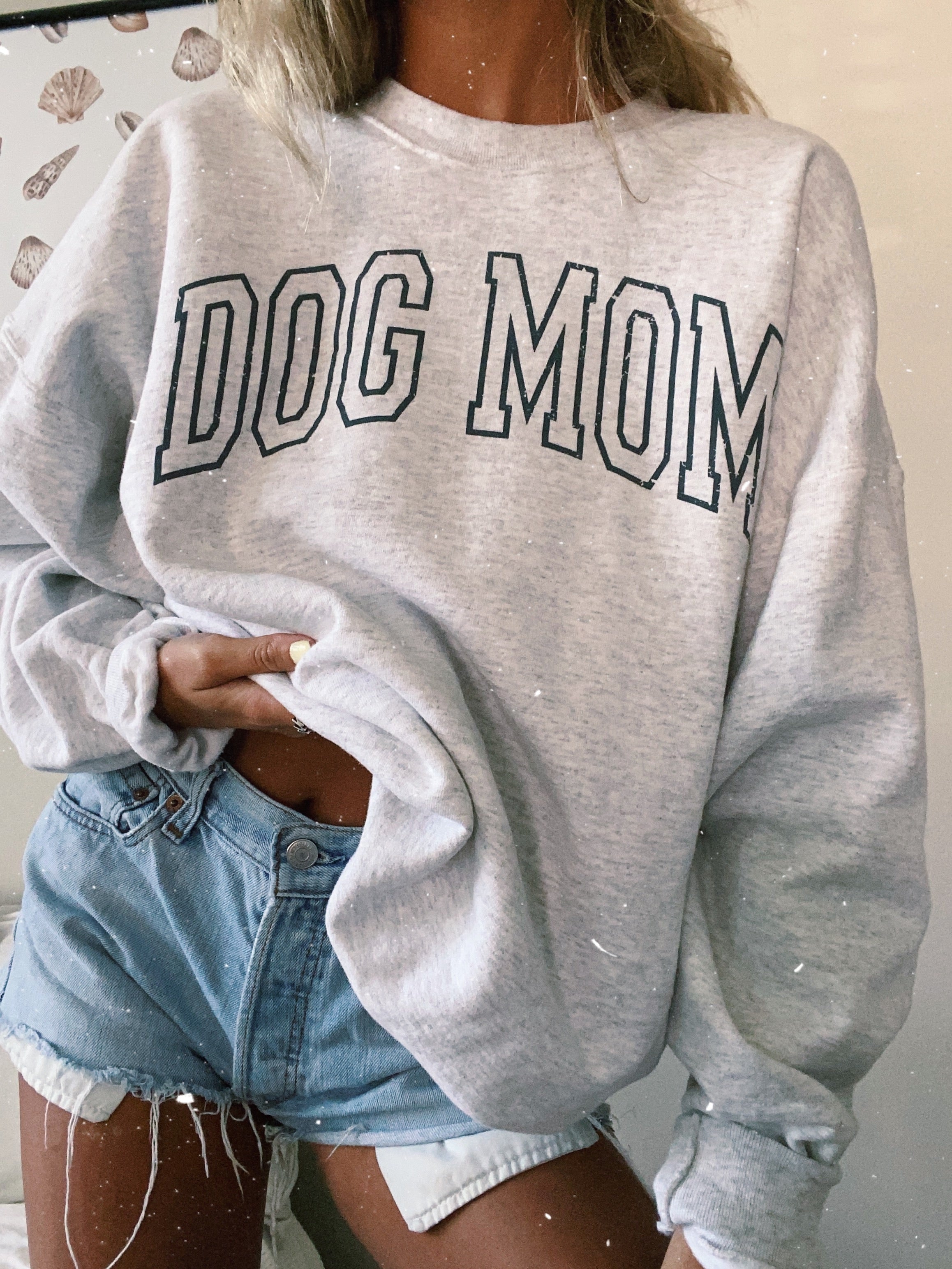 Dog 2025 mom crewneck