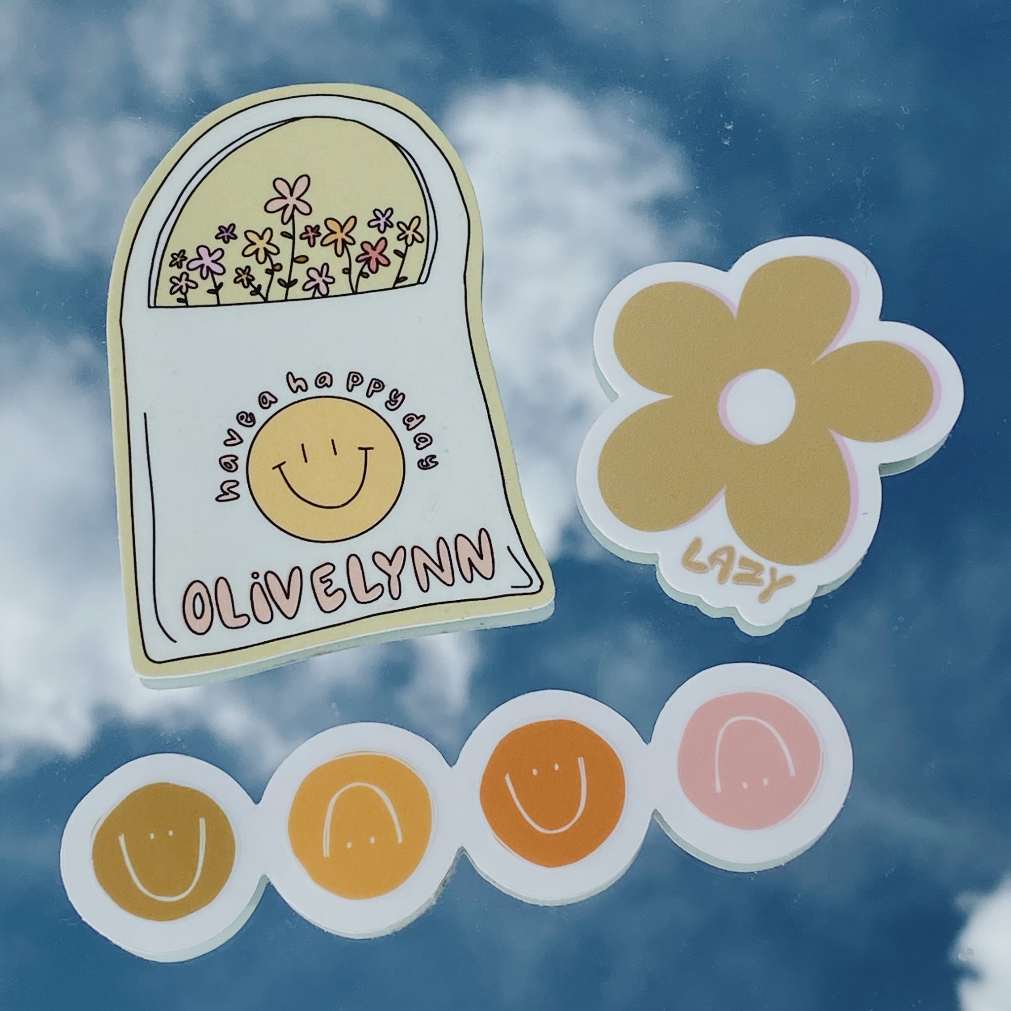 FUNKY FLORAL STICKERS
