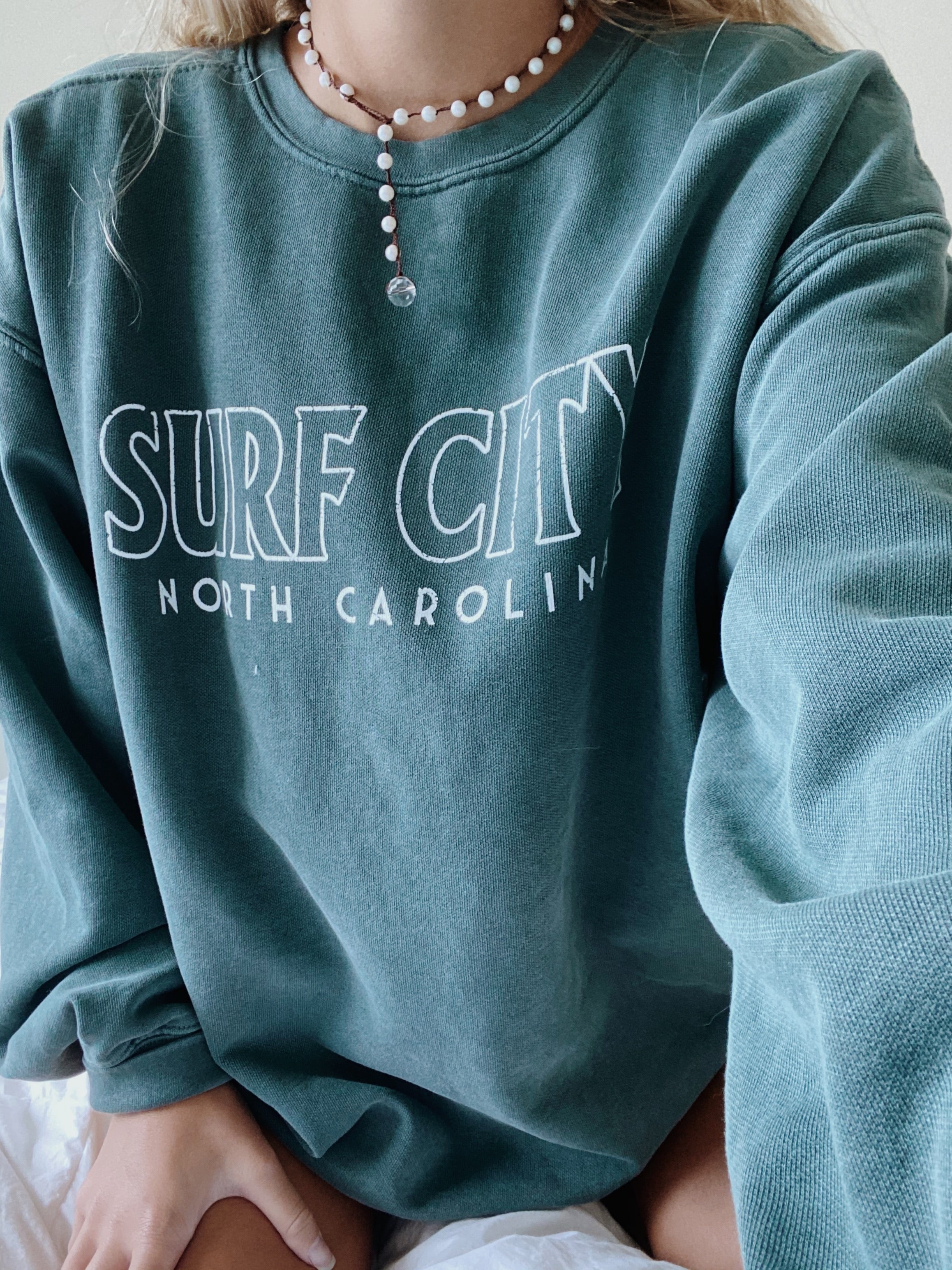 Surf city online crewneck