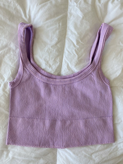 CHEVRON CROPPED BOXY TANKS