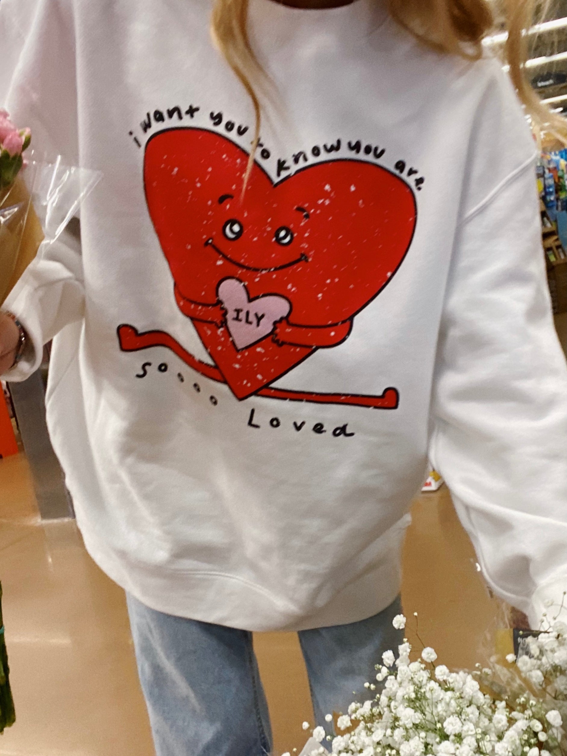 Ily couture 2024 heart sweatshirt