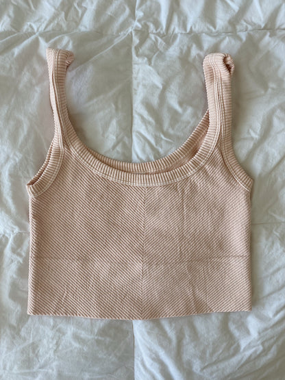 CHEVRON CROPPED BOXY TANKS