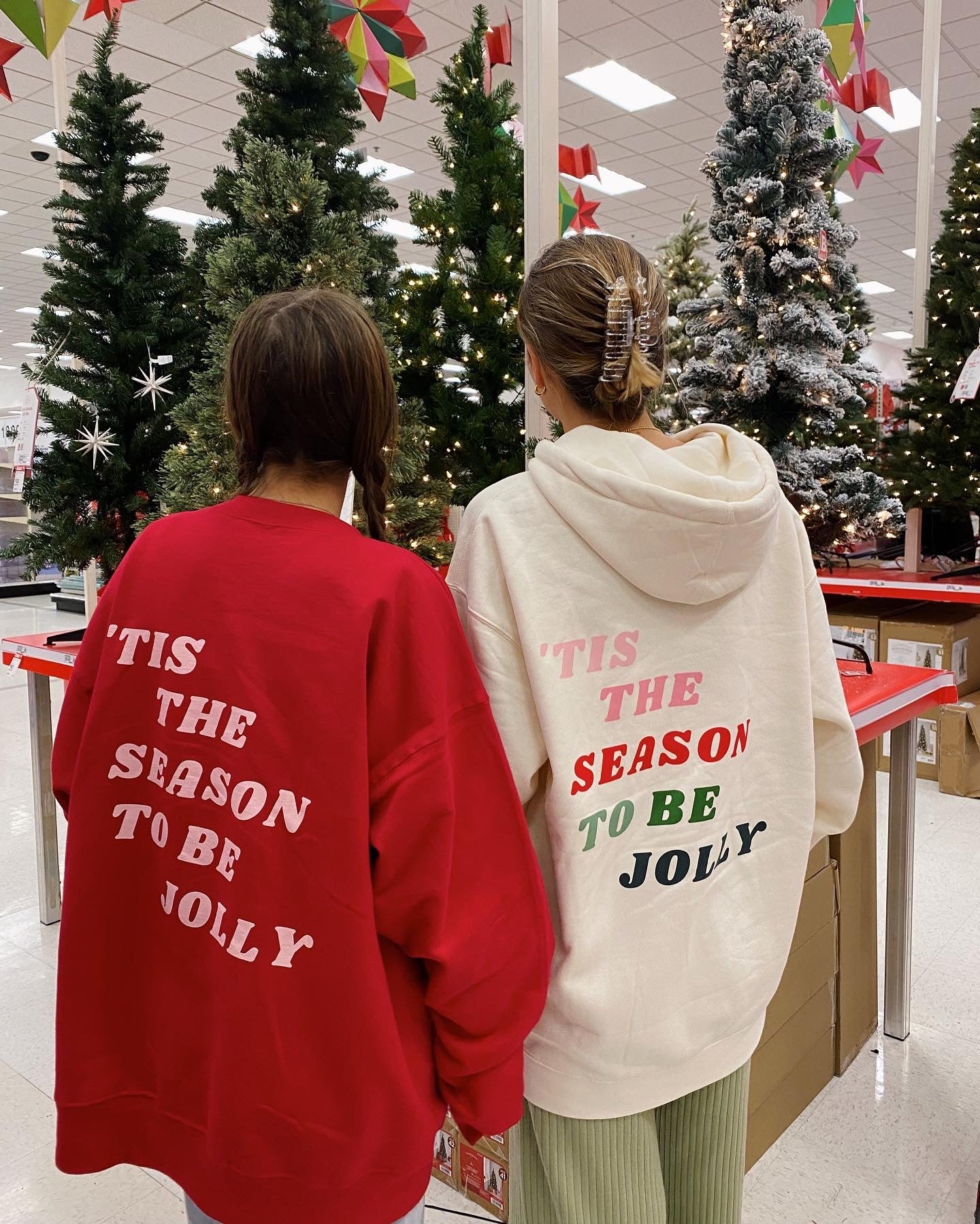 COLORFUL “TIS THE SEASON” HOODIE Olive Lynn